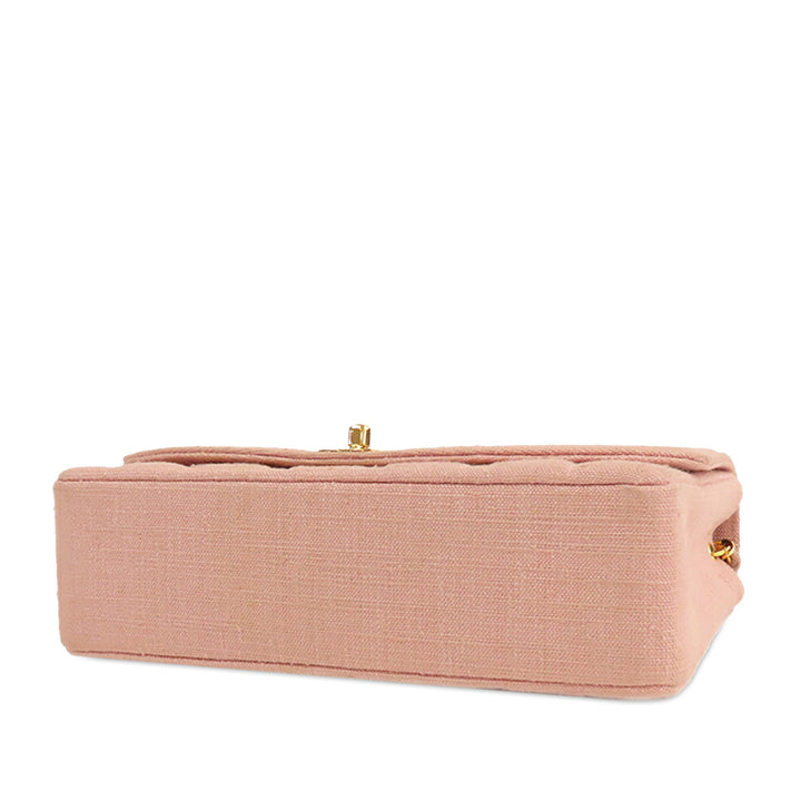 Medium Canvas Diana Flap Pink - Gaby Paris