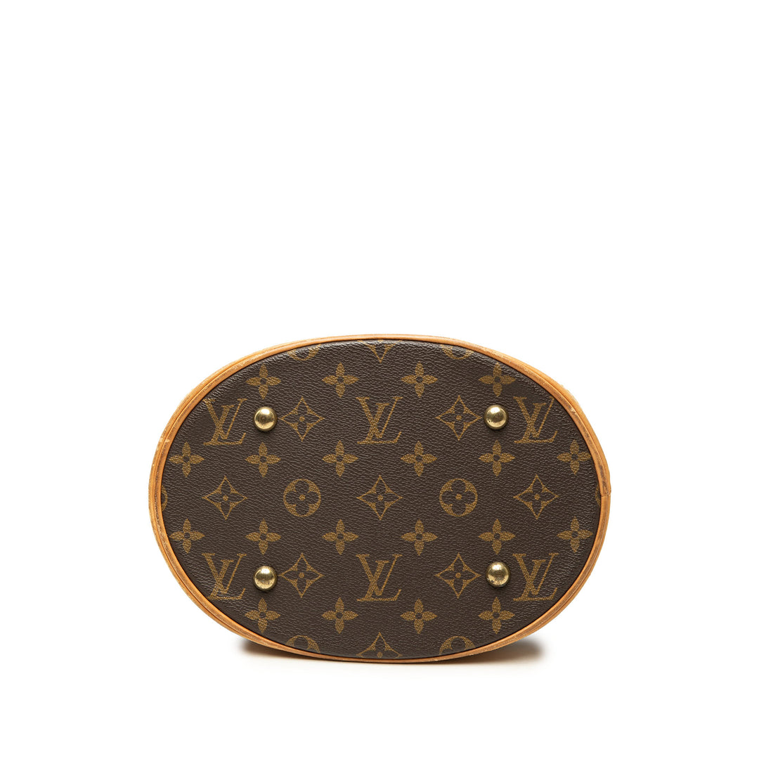 Louis Vuitton Sac seau Seau Monogram Marron – vue 3 – GABY PARIS