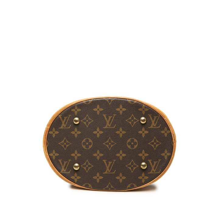 Louis Vuitton Sac seau Seau Monogram Marron – vue 3 – GABY PARIS