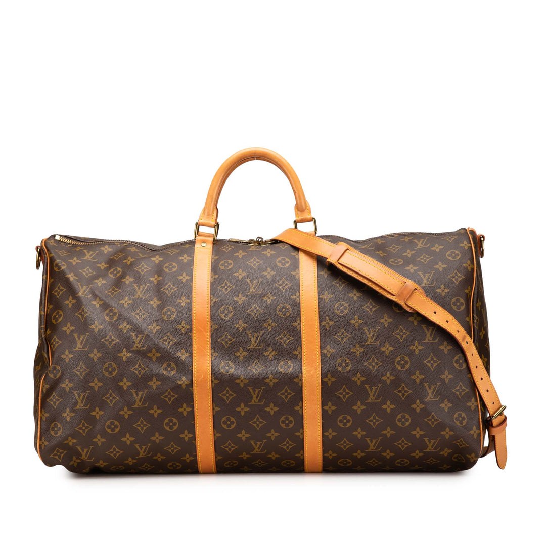 Monogram Keepall Bandouliere 60 Brown - Gaby Paris