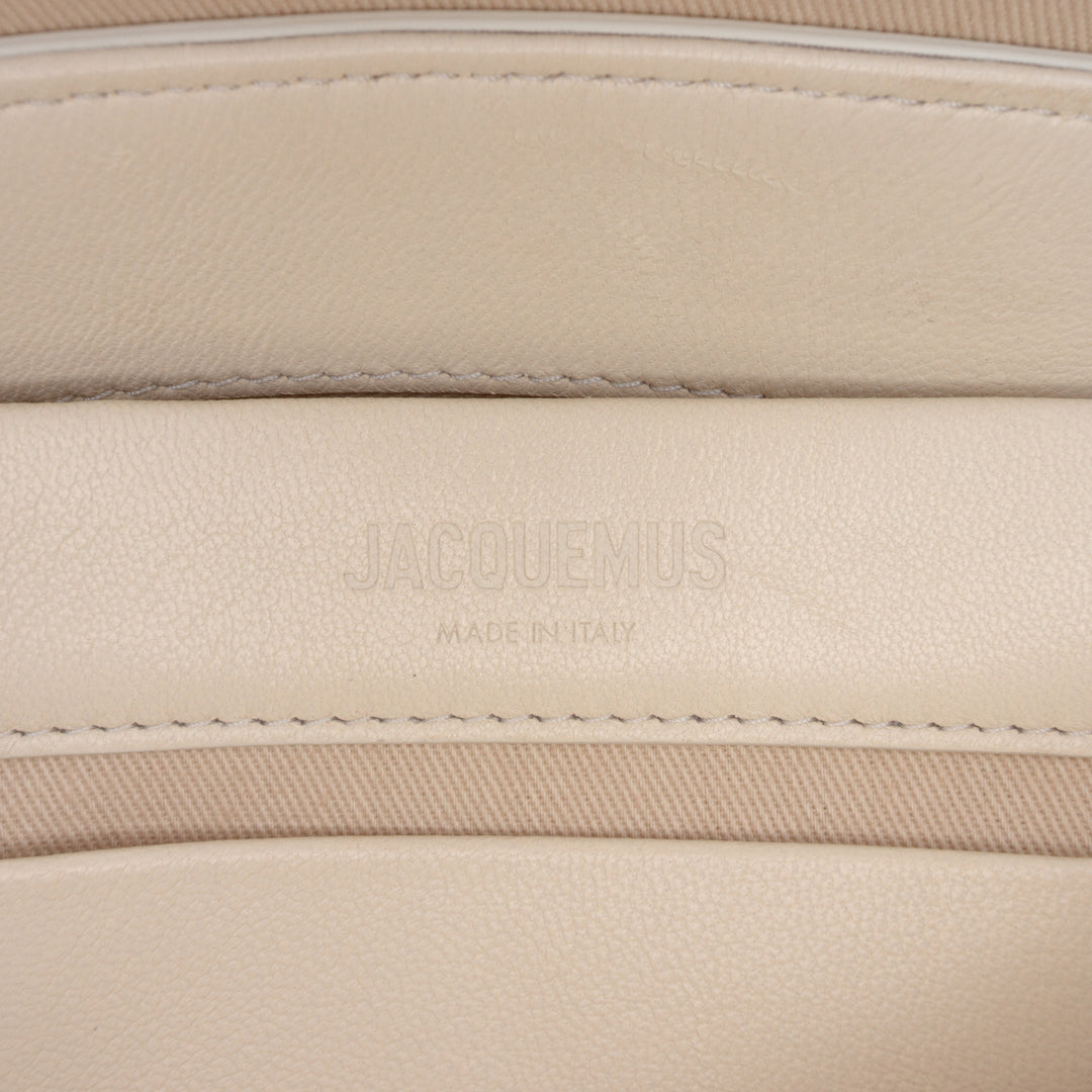 Le Rond Carre Sac nappa Blanc
