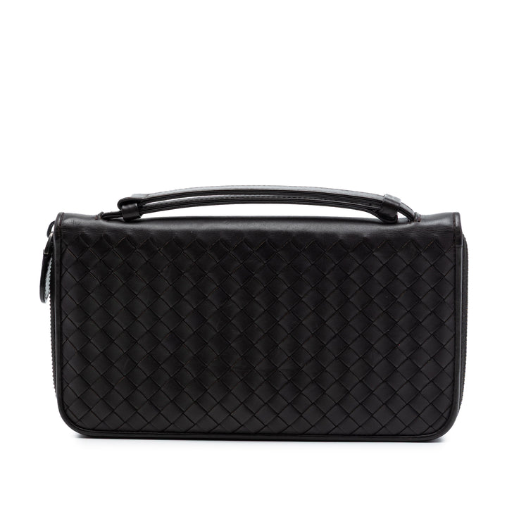 Bottega Veneta Nappa Intrecciato VN Travel Portefeuille organisateur