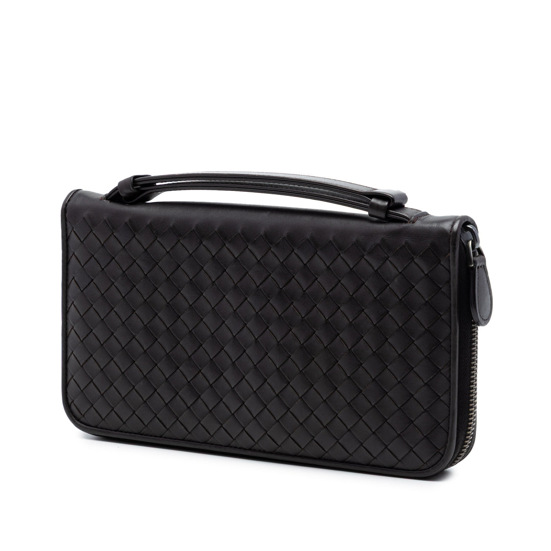 Bottega Veneta Nappa Intrecciato VN Travel Portefeuille organisateur