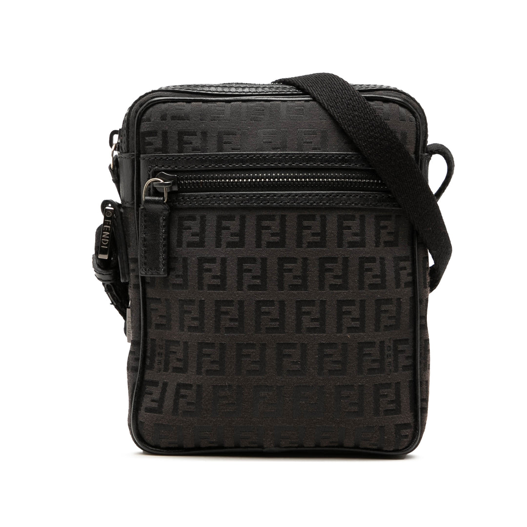 Fendi Zucchino Toile Sac porté croisé