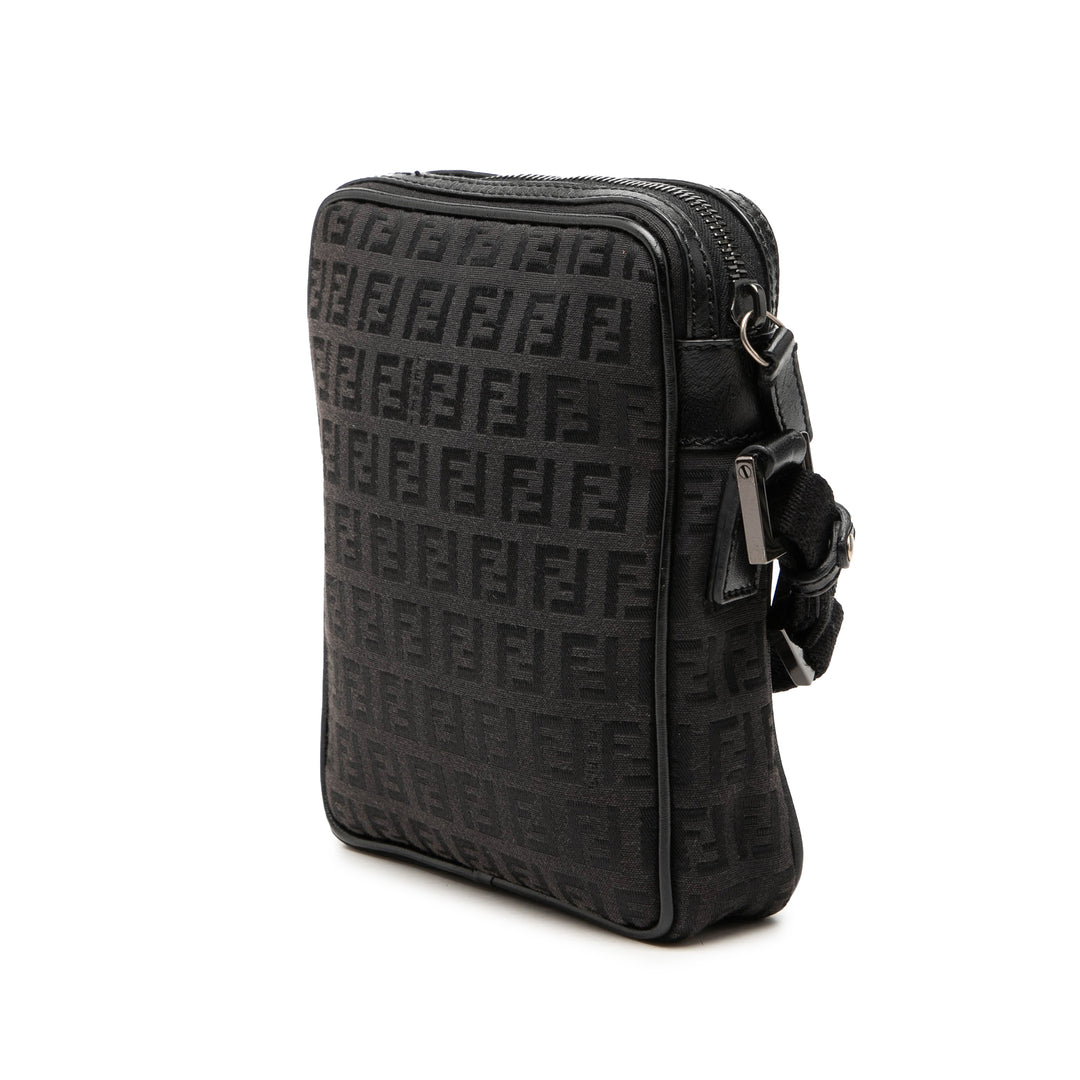 Fendi Zucchino Toile Sac porté croisé