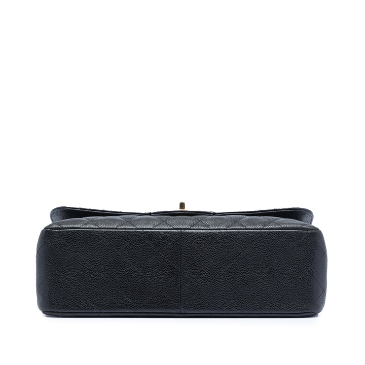 Chanel Jumbo Classic Caviar Double rabat