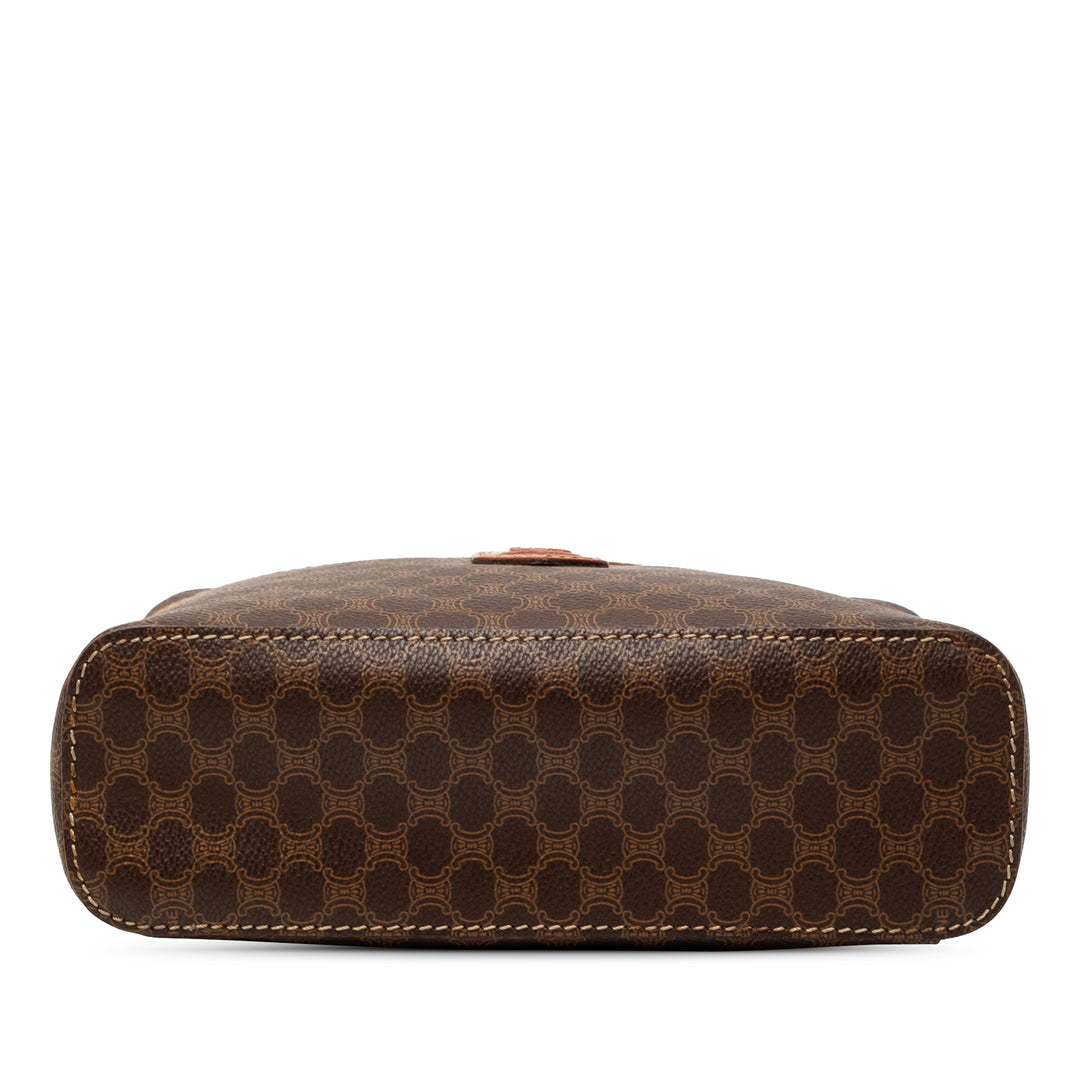 Celine Macadam Vanity Toile enduite Marron
