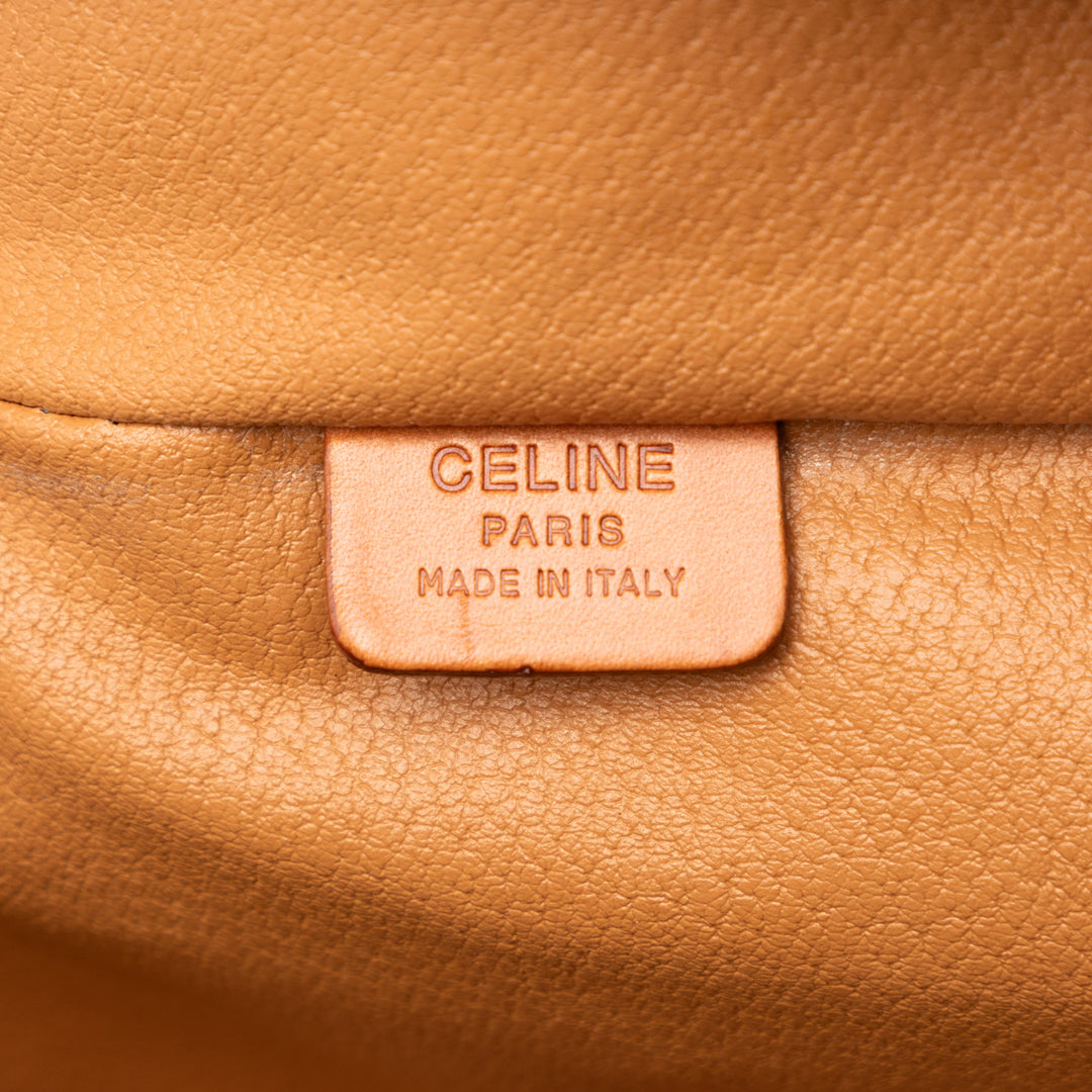 Celine Macadam Vanity Toile enduite Marron