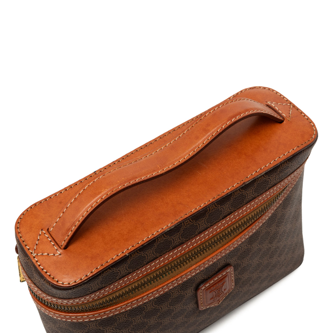 Celine Macadam Vanity Toile enduite Marron