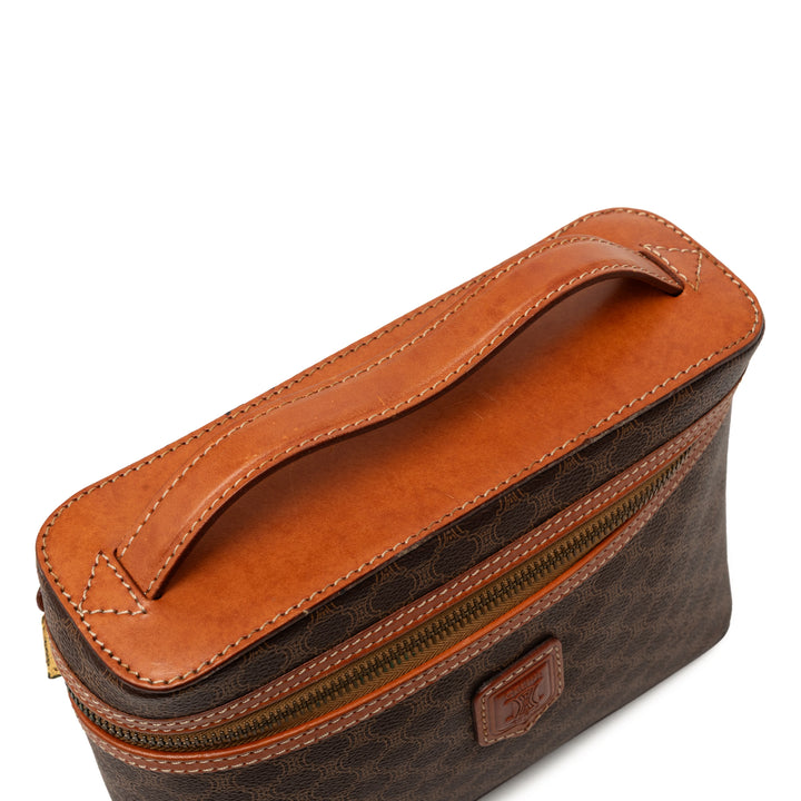Celine Macadam Vanity Toile enduite Marron