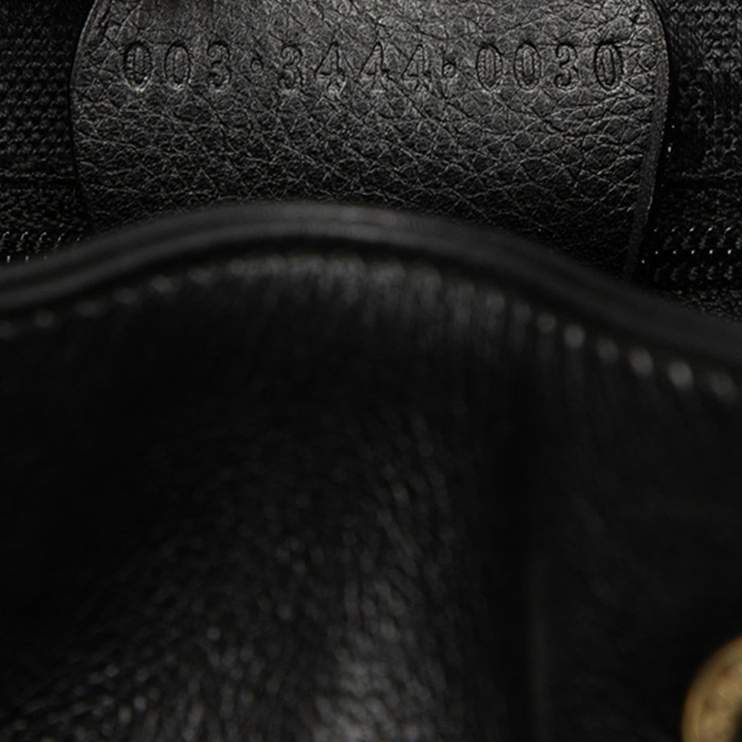 Gucci Bamboo Sac à dos à cordon Cuir de veau
