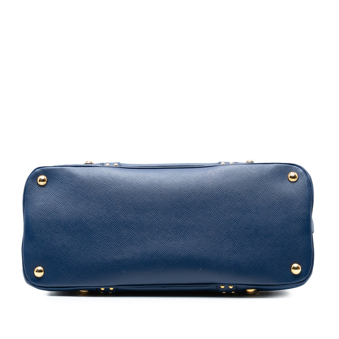 Prada clouté Saffiano Cuir Promenade Sac