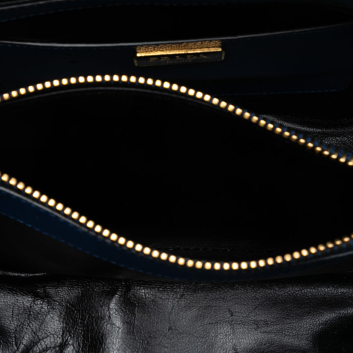 Prada clouté Saffiano Cuir Promenade Sac
