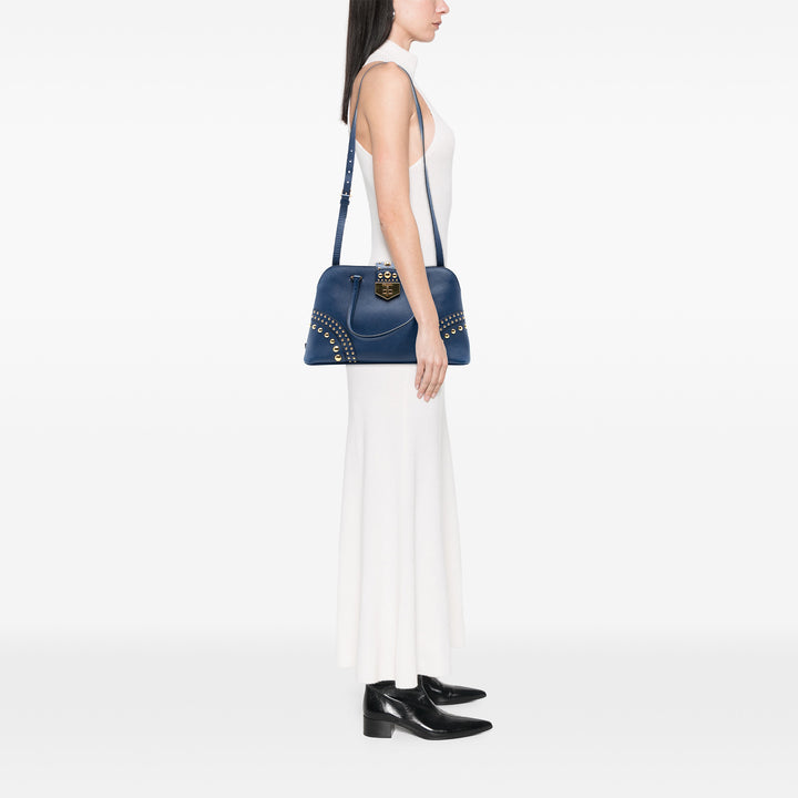 Prada clouté Saffiano Cuir Promenade Sac