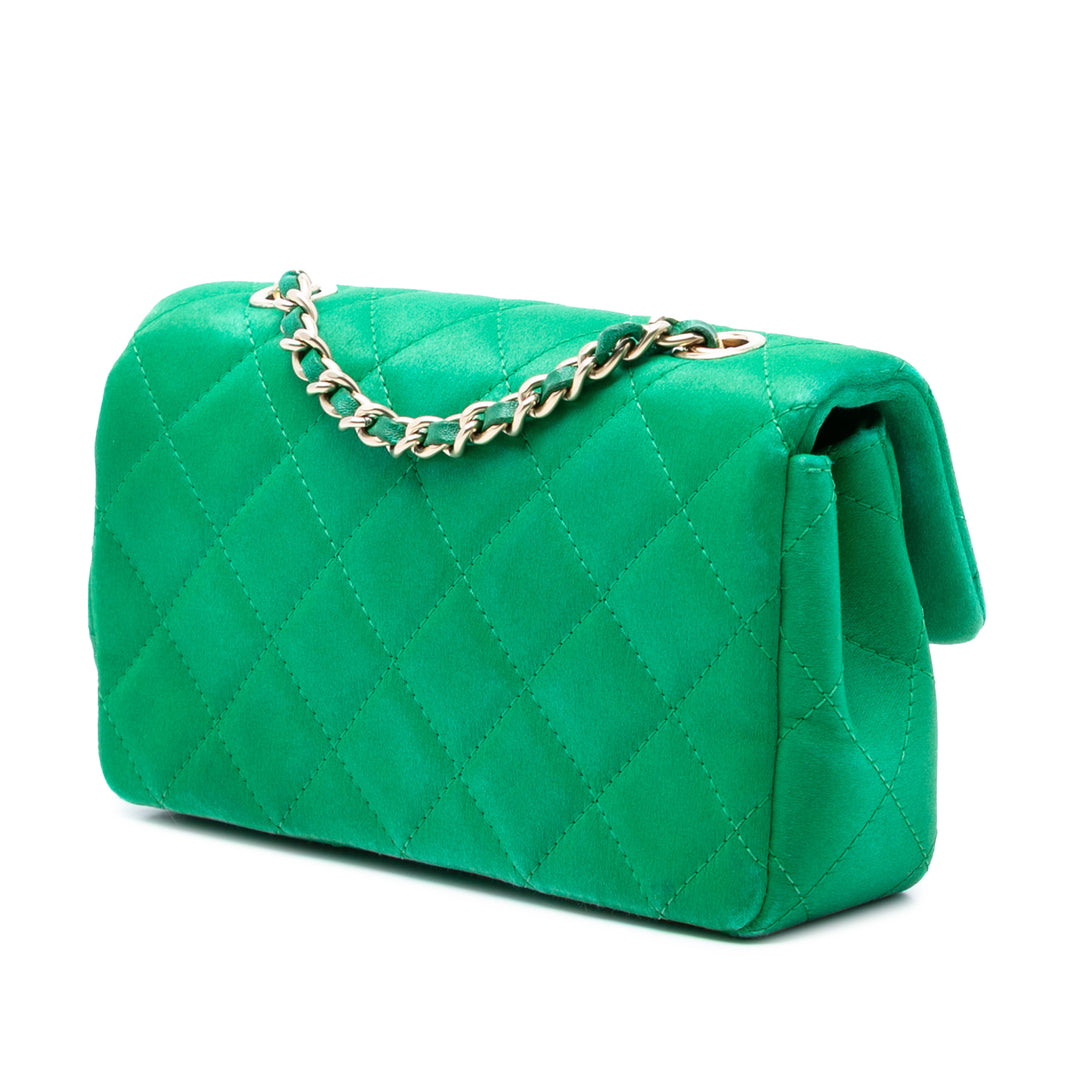 Classic Rectangulaire Rabat simple Extra Mini Vert