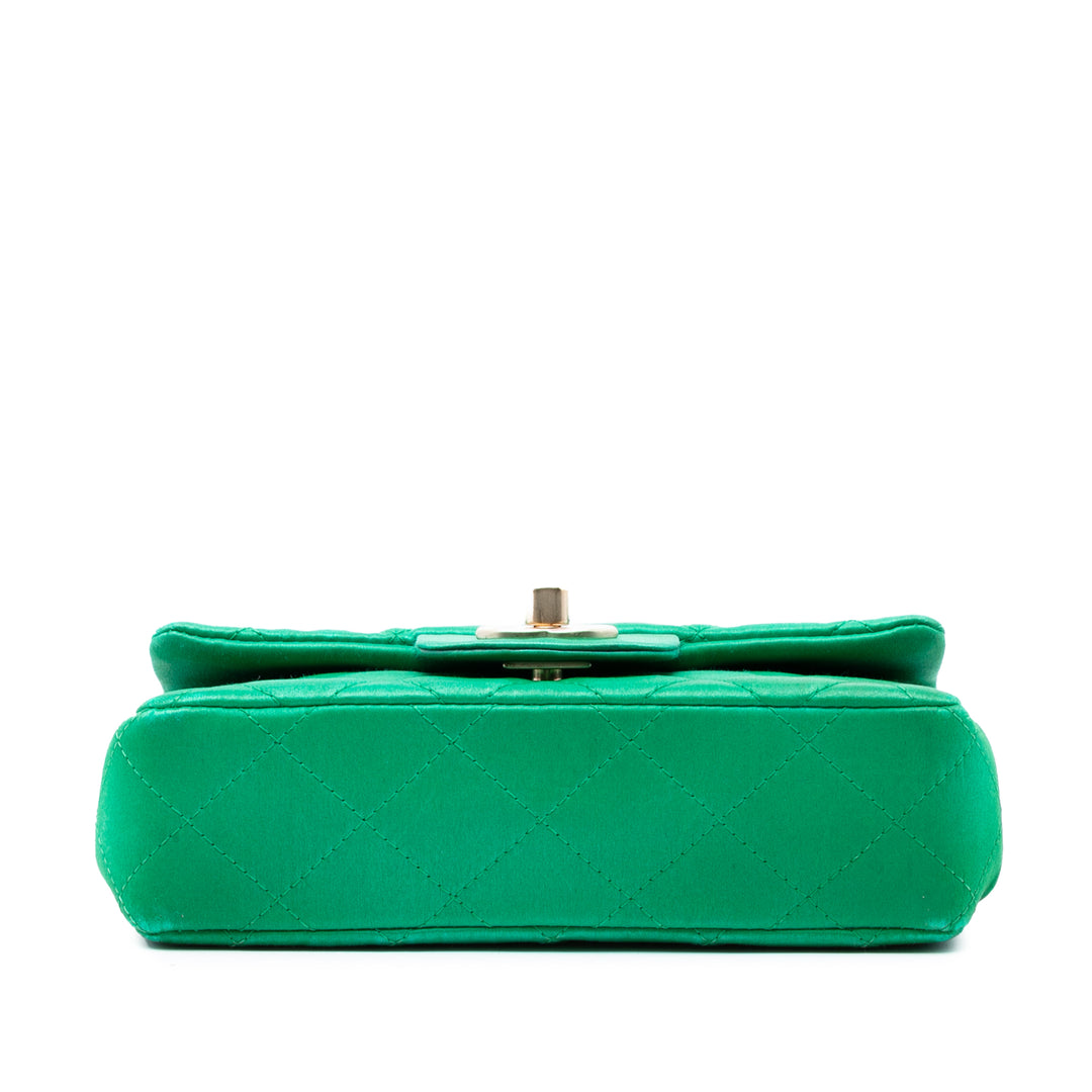 Classic Rectangulaire Rabat simple Extra Mini Vert