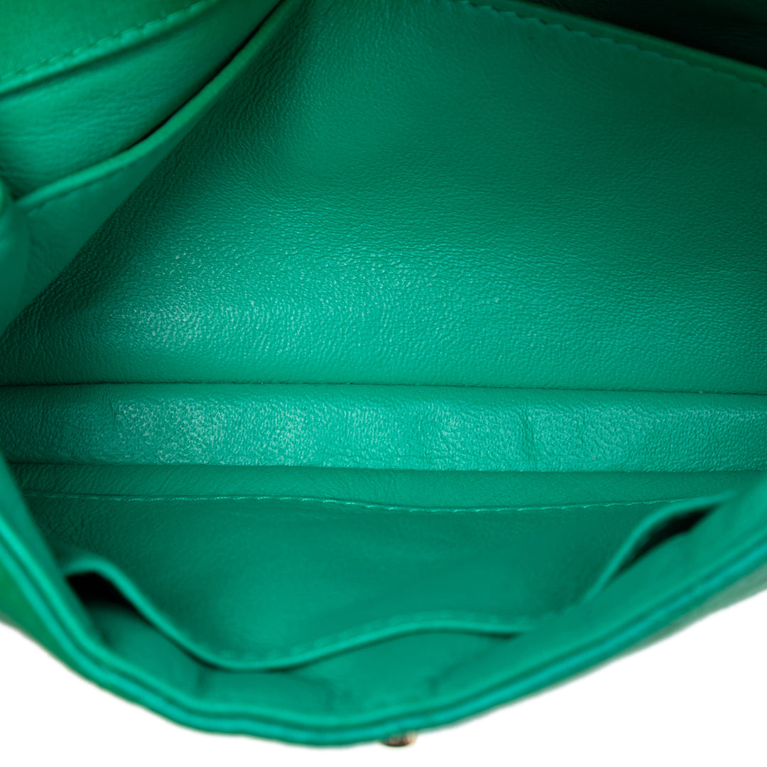 Classic Rectangulaire Rabat simple Extra Mini Vert