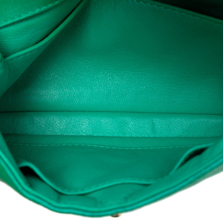 Classic Rectangulaire Rabat simple Extra Mini Vert