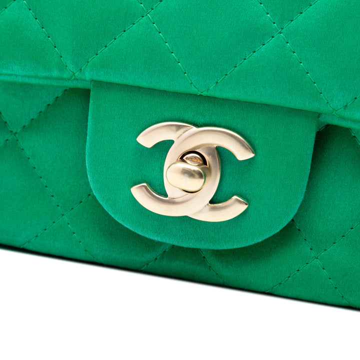 Classic Rectangulaire Rabat simple Extra Mini Vert