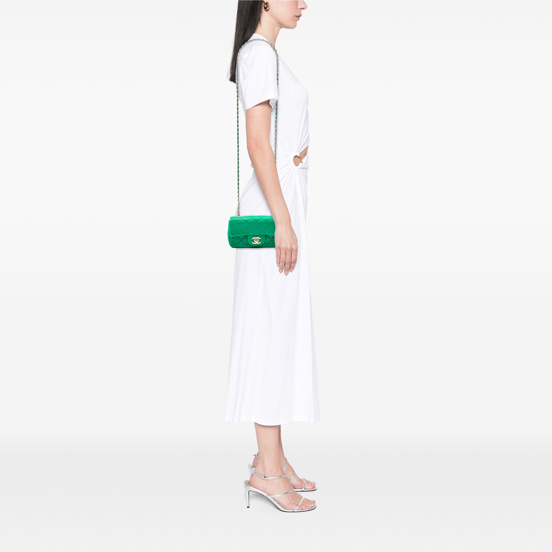 Classic Rectangulaire Rabat simple Extra Mini Vert