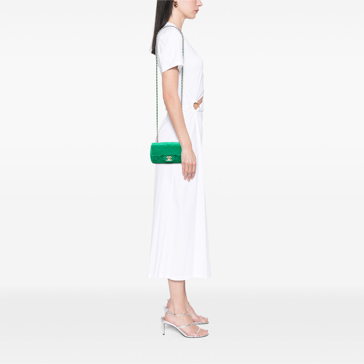 Classic Rectangulaire Rabat simple Extra Mini Vert
