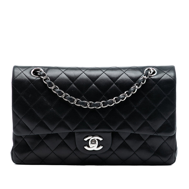 Chanel Medium Classic Cuir d’agneau Double rabat
