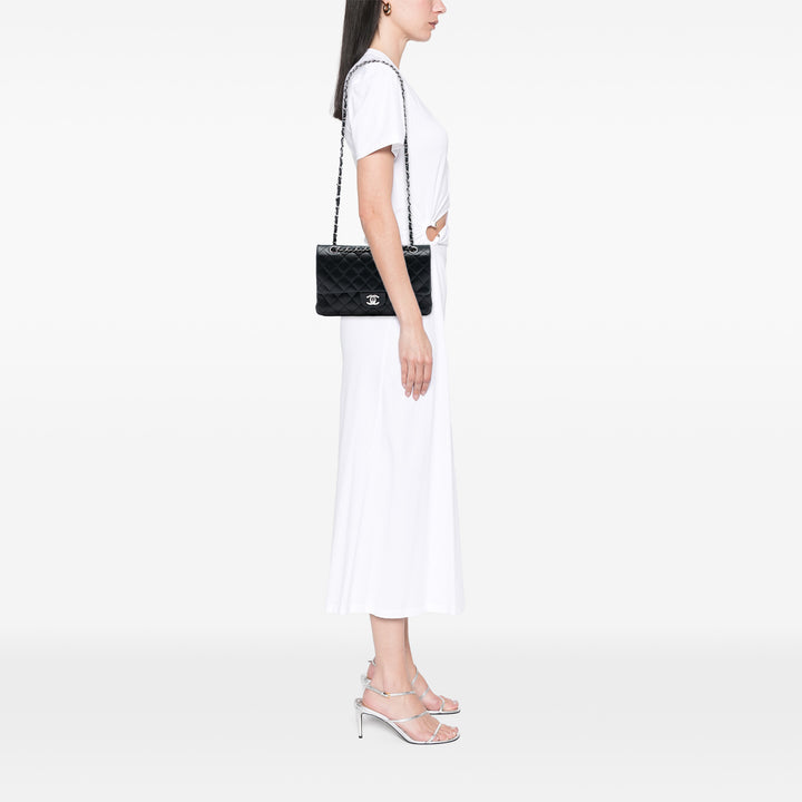 Chanel Medium Classic Cuir d’agneau Double rabat