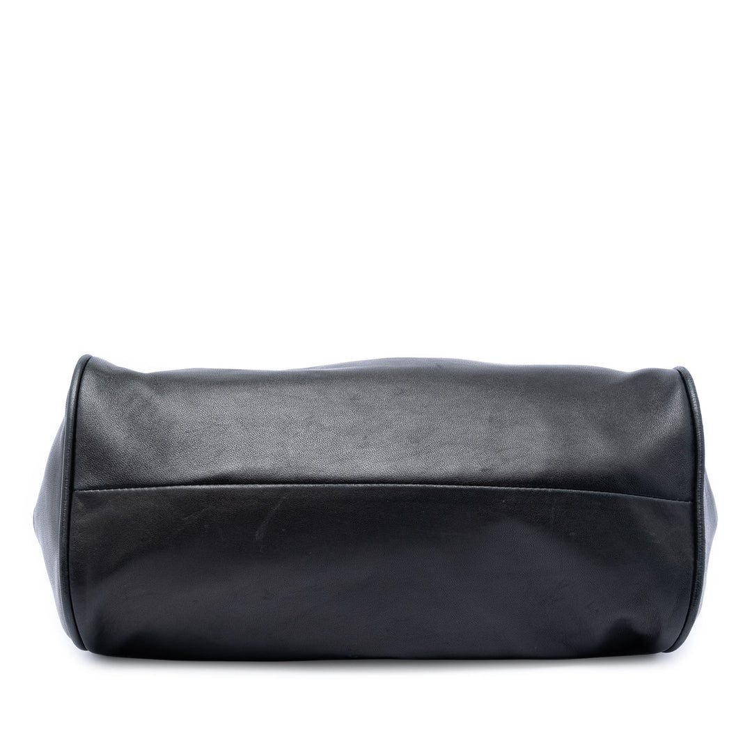 Chanel Cuir d’agneau Camellia anse supérieure Frame Sac