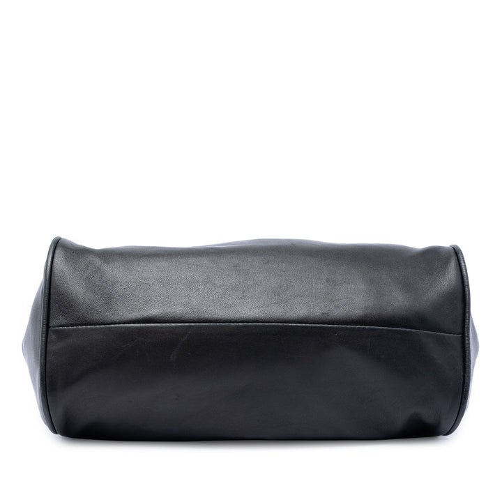 Chanel Cuir d’agneau Camellia anse supérieure Frame Sac