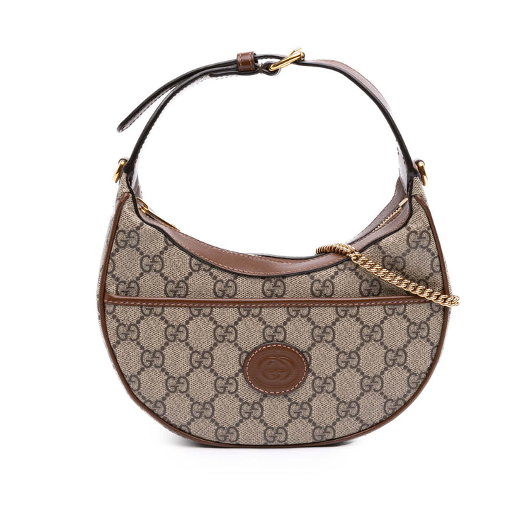 Half Moon Sac Mini GG Supreme Beige