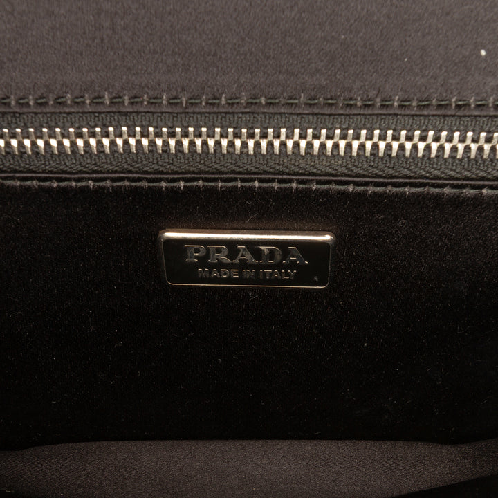Prada Sequins Embellished Baia Chain à rabat