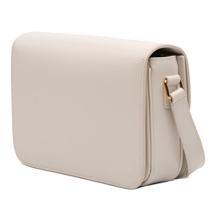 Celine Classique brillant Cuir de veau Triomphe Sac porté croisé