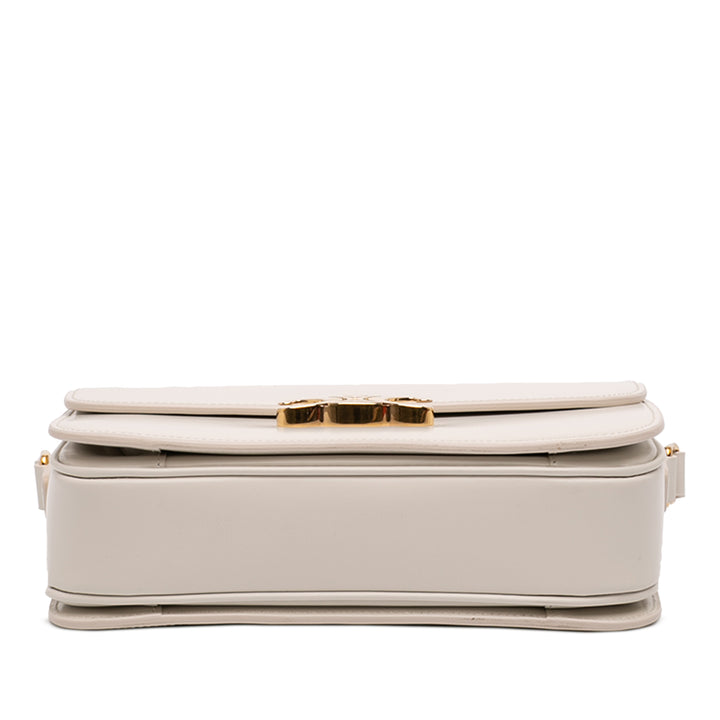 Celine Classique brillant Cuir de veau Triomphe Sac porté croisé
