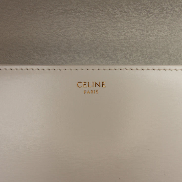 Celine Classique brillant Cuir de veau Triomphe Sac porté croisé