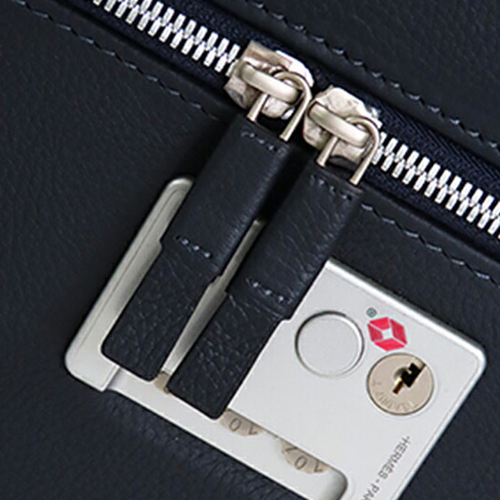 H Plume et Regate RMS Cabin Suitcase taurillon Noir