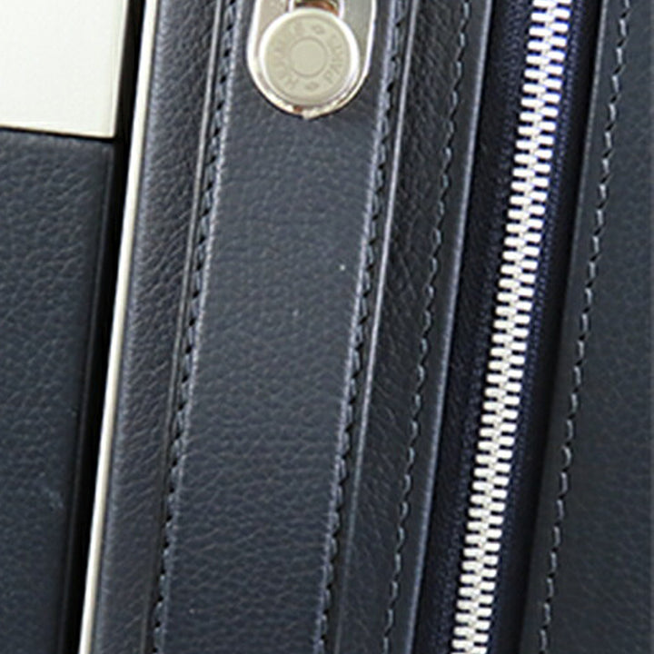 H Plume et Regate RMS Cabin Suitcase taurillon Noir