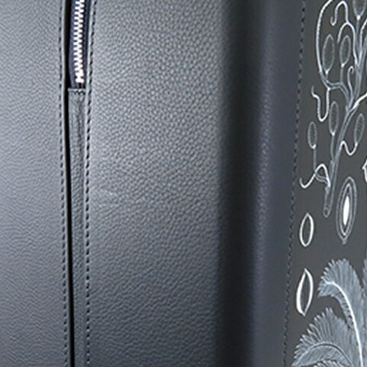 H Plume et Regate RMS Cabin Suitcase taurillon Noir