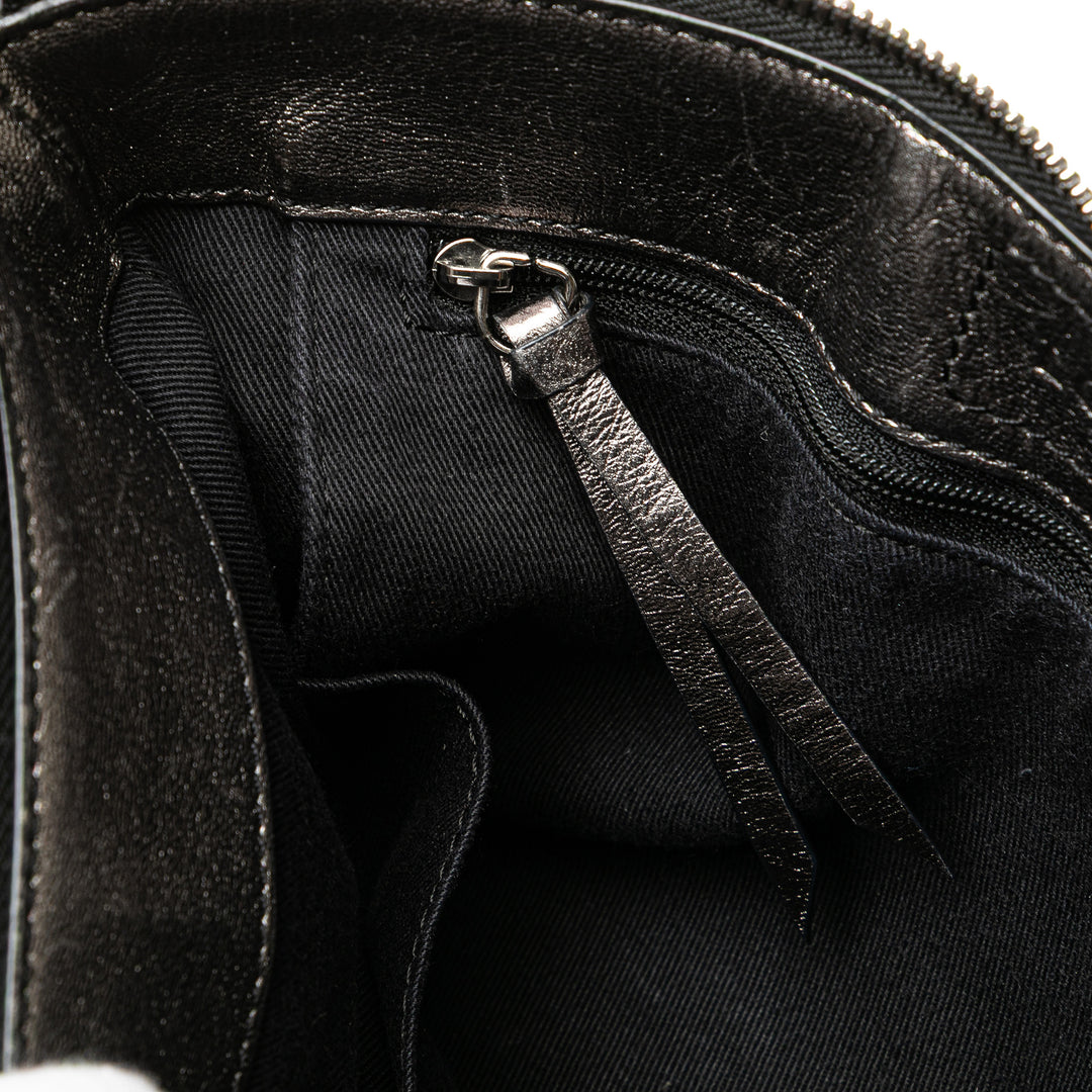 Anagram Nylon Crossbody Gray - Gaby Paris