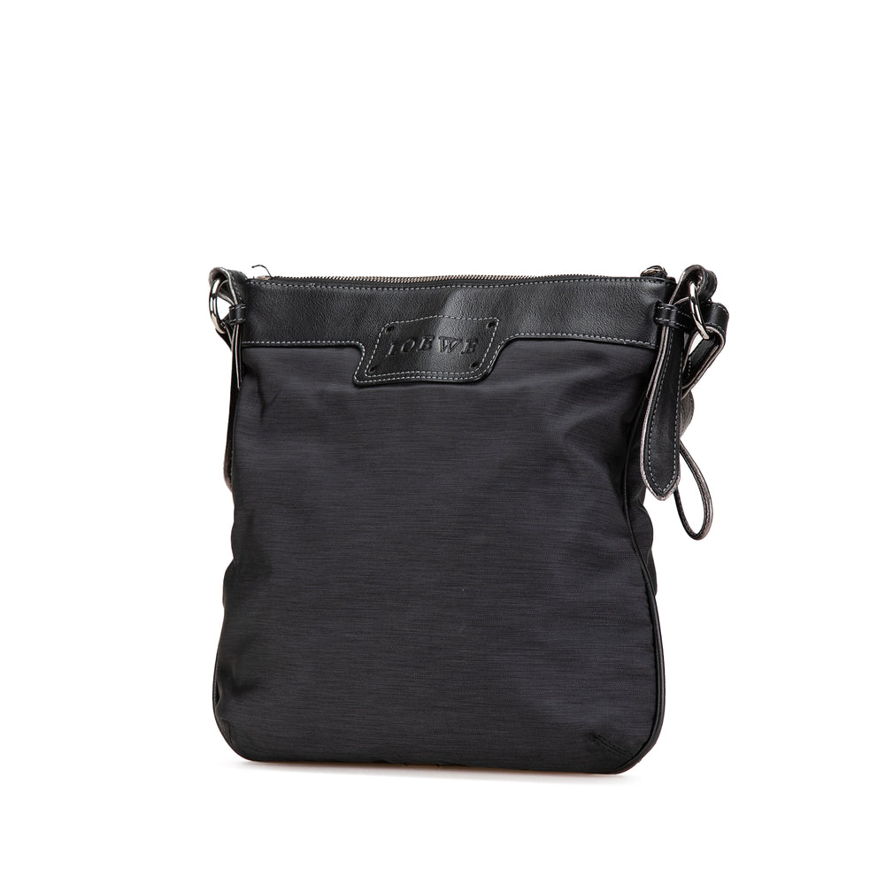 Anagram Nylon Crossbody Gray - Gaby Paris