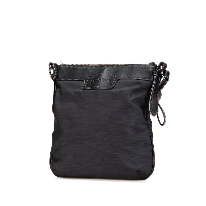 Anagram Nylon Crossbody Gray - Gaby Paris