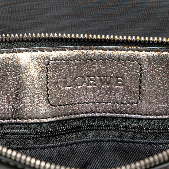 Anagram Nylon Crossbody Gray - Gaby Paris