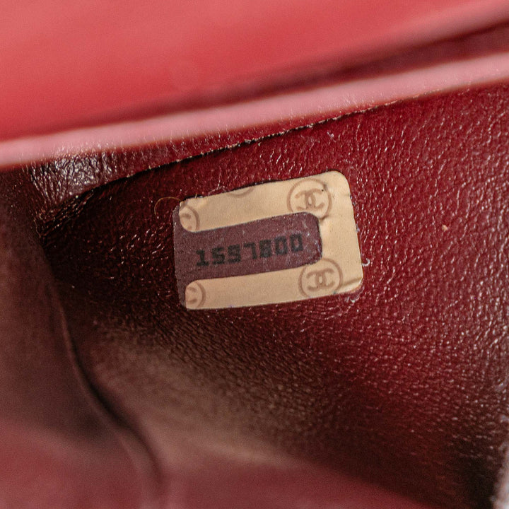 Small Classic Lambskin Double Flap Black - Gaby Paris
