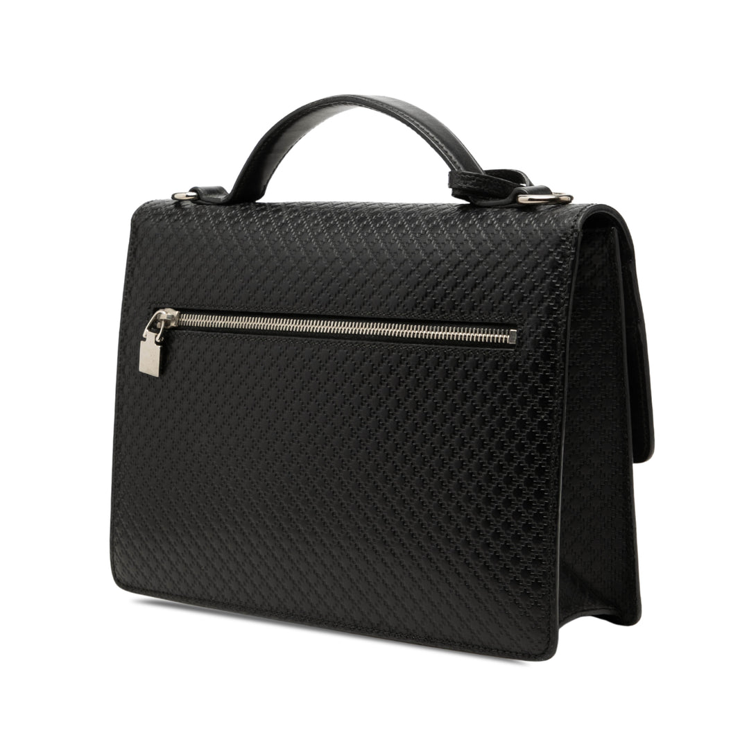 Gucci Diamante Business Sac Cuir de veau Noir – vue 2 – GABY PARIS