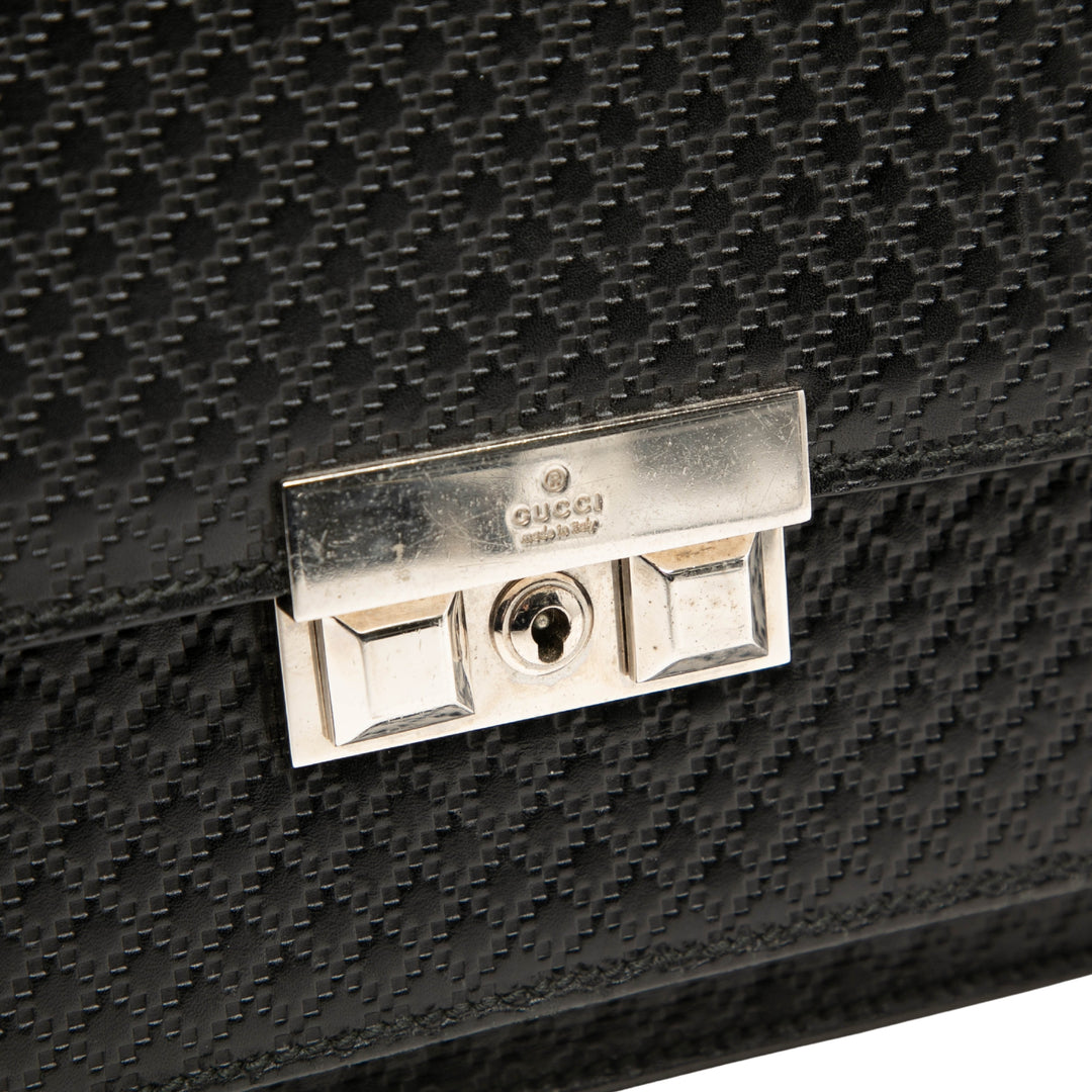 Gucci Diamante Business Sac Cuir de veau Noir – vue 6 – GABY PARIS