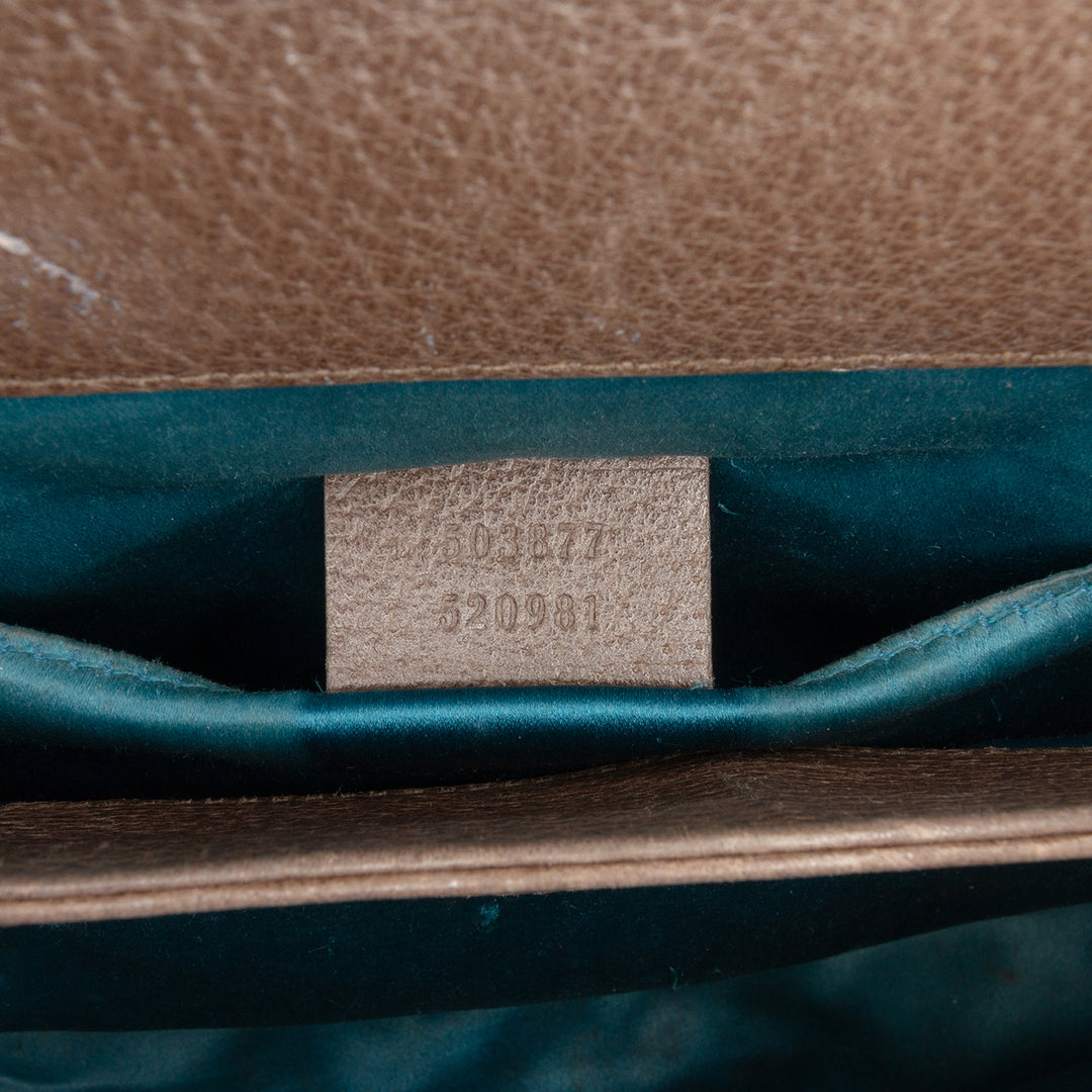 Gucci Small GG Supreme Web Ophidia Chain Sac porté croisé