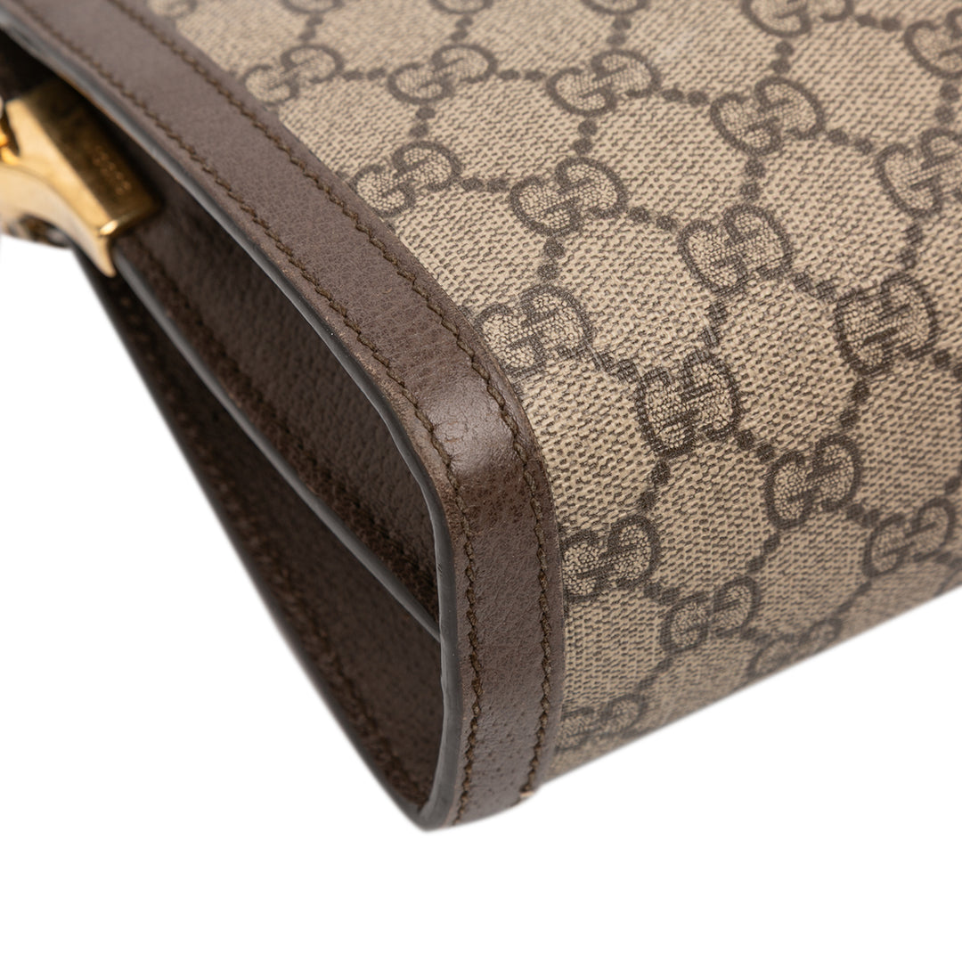 Gucci Small GG Supreme Web Ophidia Chain Sac porté croisé