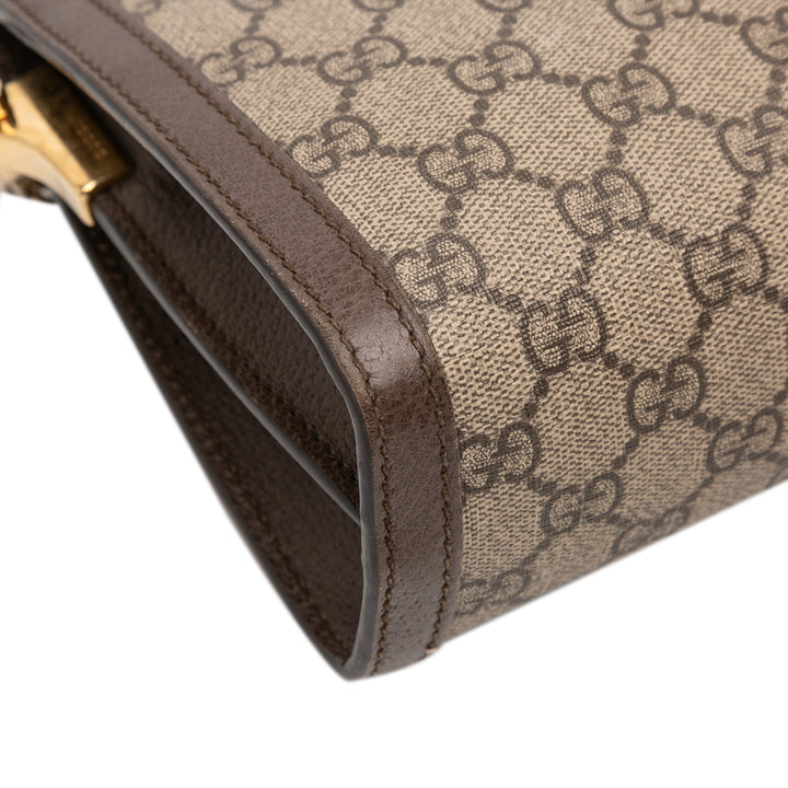 Gucci Small GG Supreme Web Ophidia Chain Sac porté croisé