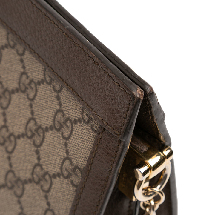 Gucci Small GG Supreme Web Ophidia Chain Sac porté croisé