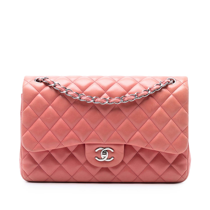 Chanel Jumbo Classic Cuir d’agneau Double rabat
