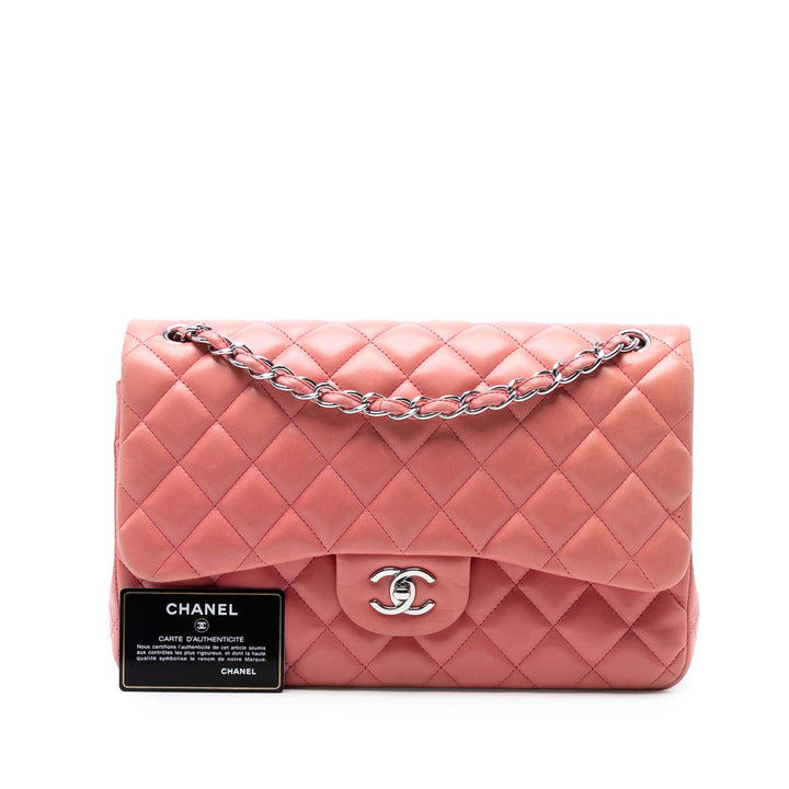 Chanel Jumbo Classic Cuir d’agneau Double rabat